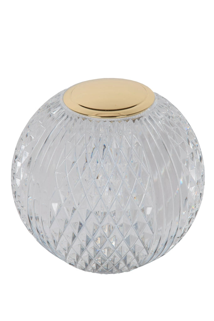 Lampada da tavolo glamour sfera 9cm LED dimmer Lucide