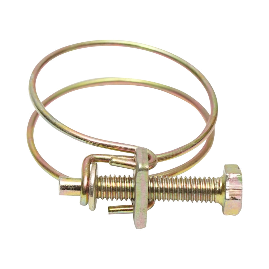 Fascetta stringicavo 35-40mm con vite M6x40mm per tubo flessibile Breckner Germany