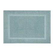Tappeto scendi doccia 100% cotone verde acqua 45x64 cm
