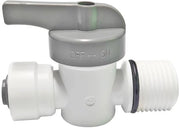 Filtro Acqua Fitting - 1/2" Maschio a 1/4" Flessi Rapido - Resistentente alla Pressione - Connettore di Gomma - Alta Qualità POM - Connettori di Acqua Ibridi - Connettore di Acqua