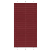 Tenda Plissettata Rosso Bordeaux 105x200 cm Larghezza Tessuto