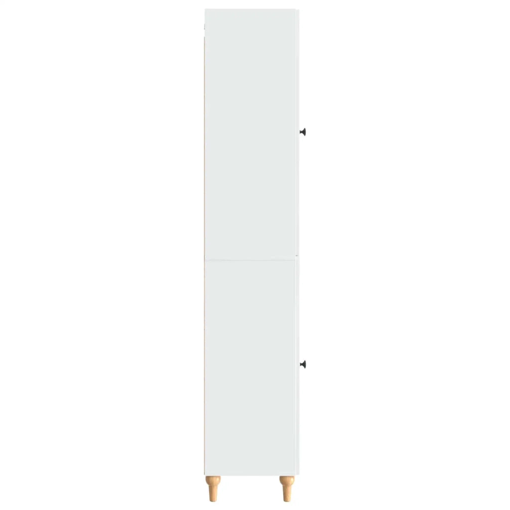 Set di armadi 2 pcs Bianco Lucido Legno ingegnerizzato 3416452