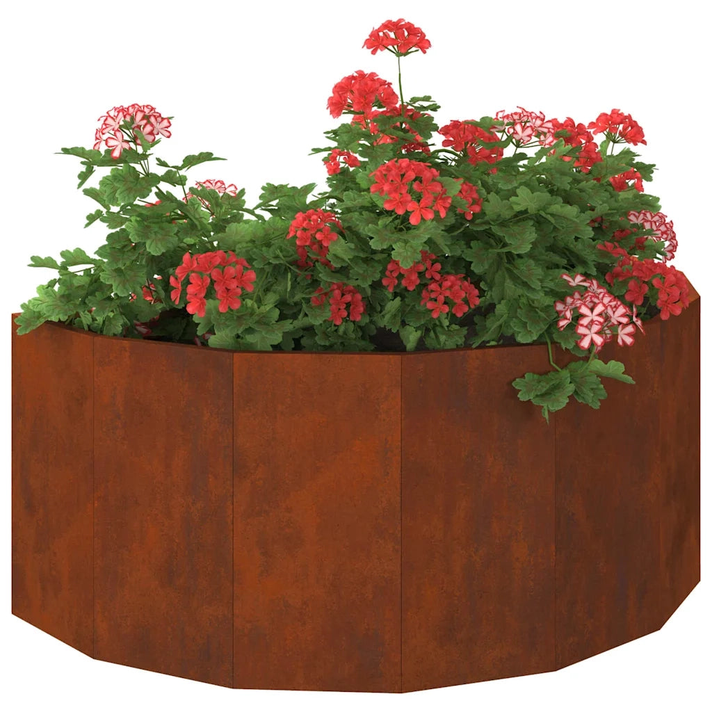 Fioriera Ruggine-Vaso-Contenitore per Piante 90 x 45 x 35 cm