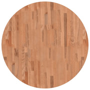 Piano per Tavolo | Superficie Tavolo | Piano Scrivania ?90x2,5 cm Rotondo in Legno Massello di Faggio