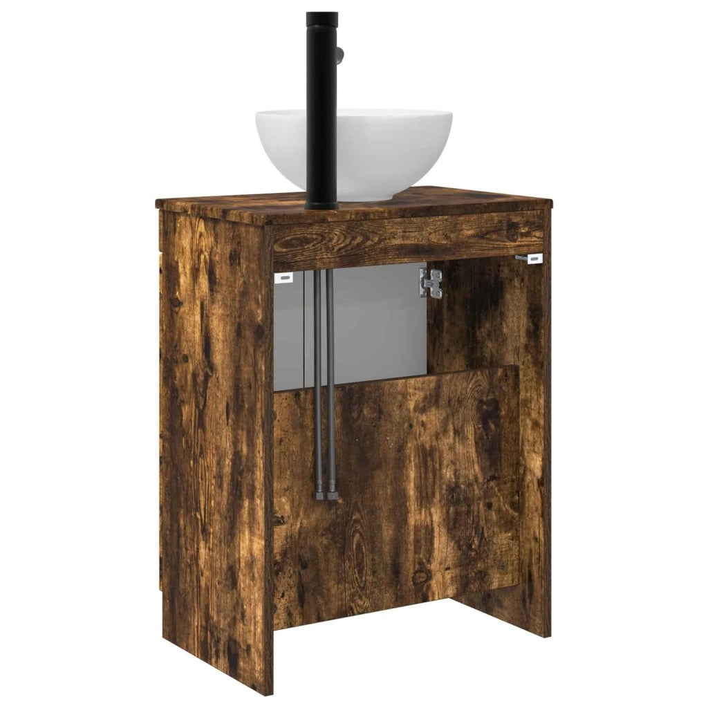 Mobile da bagno con lavabo Rovere Fumo 54 x 35 x 83 cm 890143