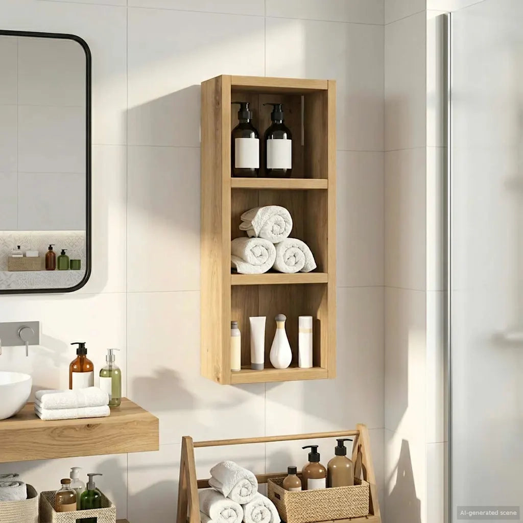 Armadio da bagno a muro Rovere Artigianale 20 x 10 x 50 cm 889286