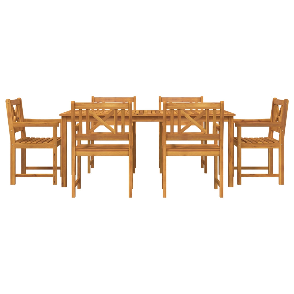 Sedie da giardino 2 pz 56x56x90 cm Legno massello di acacia
