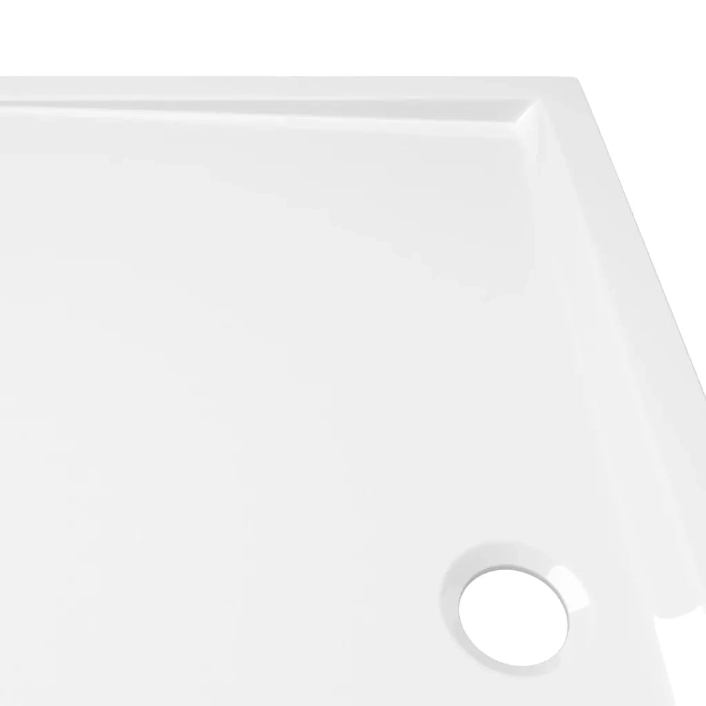 Piatto Doccia in ABS Rettangolare Bianco 70x120 cm
