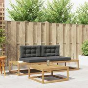 Set di divani da esterno-Sofa da giardino Bianco 79 x 79 x 37 cm Poliestere 648422