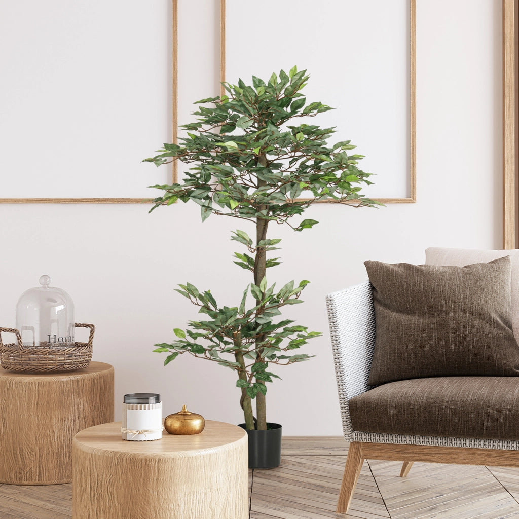Pianta Artificiale Decorativa Verde ¨C zephmum ¨C con vaso 150 cm