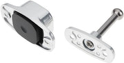 Sostegno portaoggetti grande piede alto - Stopper porta per camper - Buffer porta per rimorchio - Fermo porta per porte di capannone - Lame in gomma/lega di alluminio - Supporto robusto 3,1x7x0,7 pollici