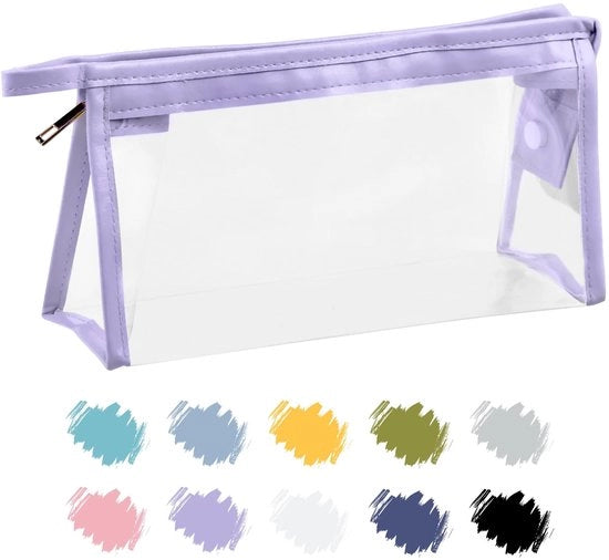 Etui Transparente a Specchio per Donna, Borsa Cosmetica per Bambini e Donne, Etui per Borse di Scuola e Università, Borsa per Articoli da Toletta