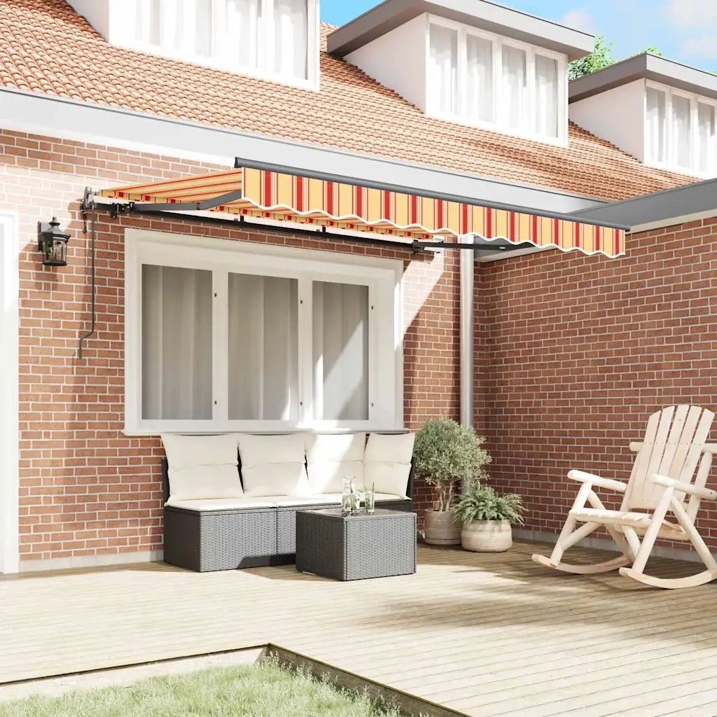 vidaXL Tenda Retrattile Multicolore 300 x 200 cm