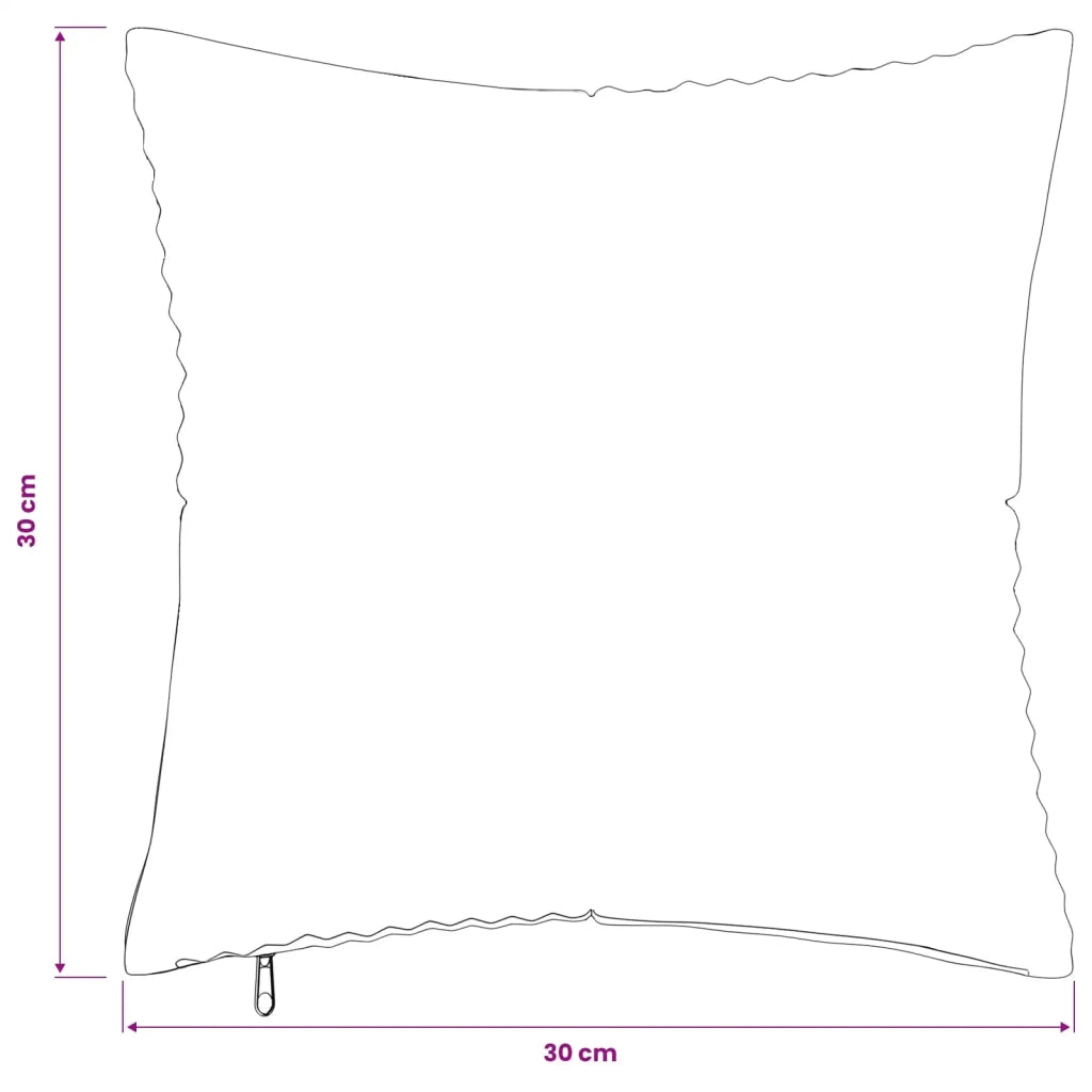 Federa 2 pcs ALMELO Antracite 30 x 30 cm corduroy 913873