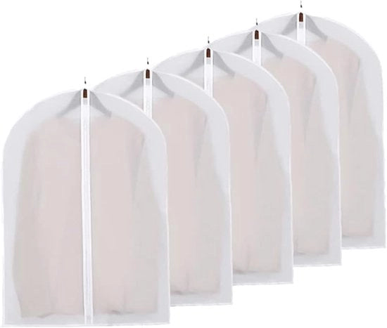 Coperture di tessuto impermeabili e traspiranti - 5 pezzi - trasparenti - PEVA - 60x80cm