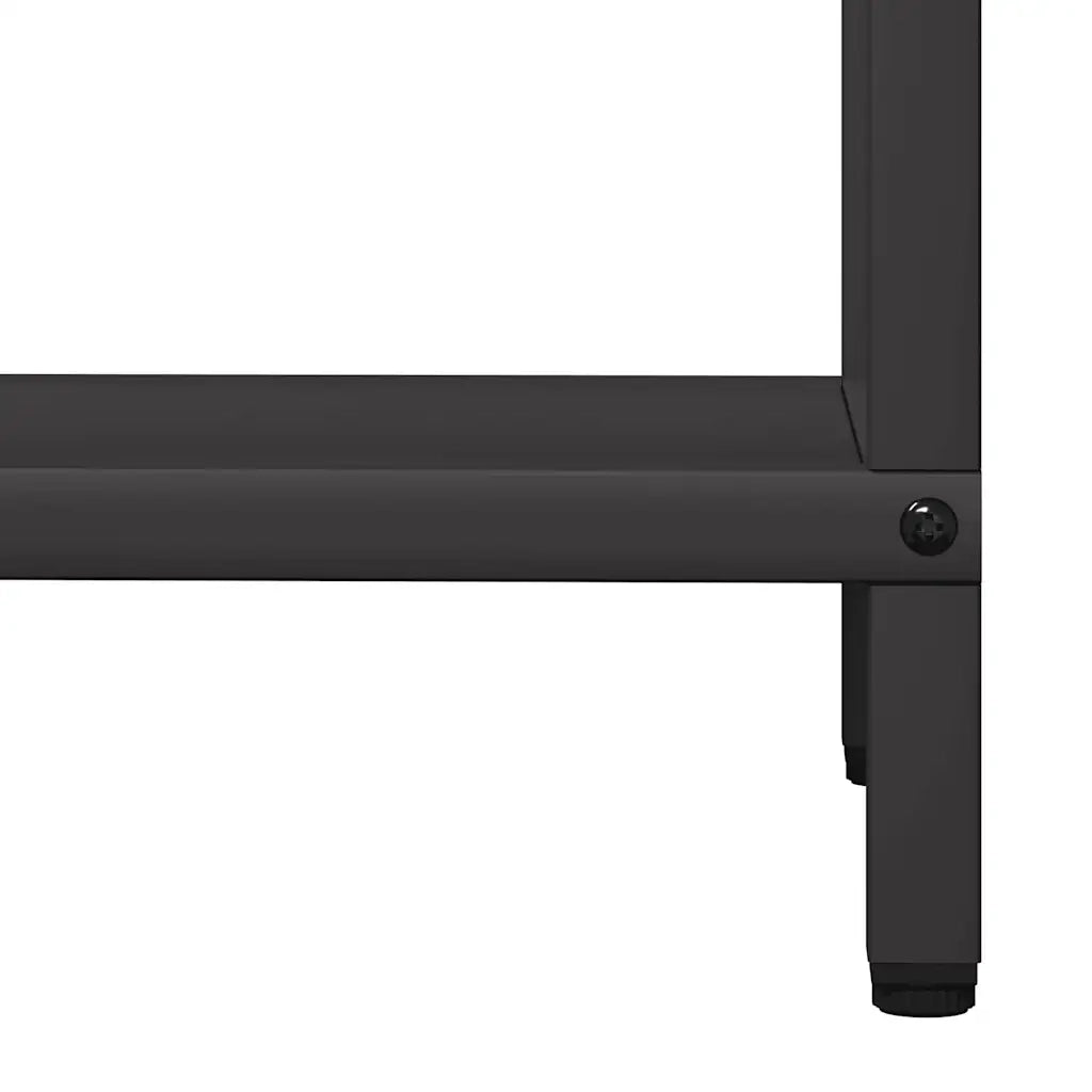 Rastrelliera per Legna da Ardere Nera 40x25x120 cm CFW2991117