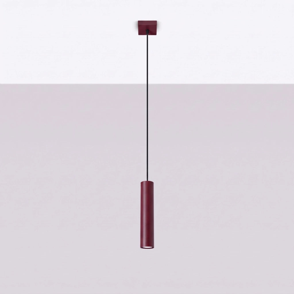 Lampada a sospensione LAGOS 1 bordeaux