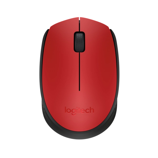 Logitech Mouse Ottico Wireless M171 Rosso 910-004641