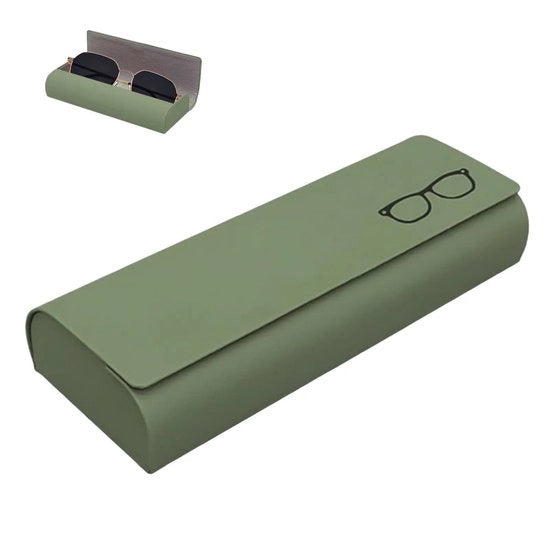 Case universale per occhiali con chiusura magnetica - Dimensioni: 156x61x30mm - Incluso: Panno di pulizia, Hardcase robusto, Design compattabile