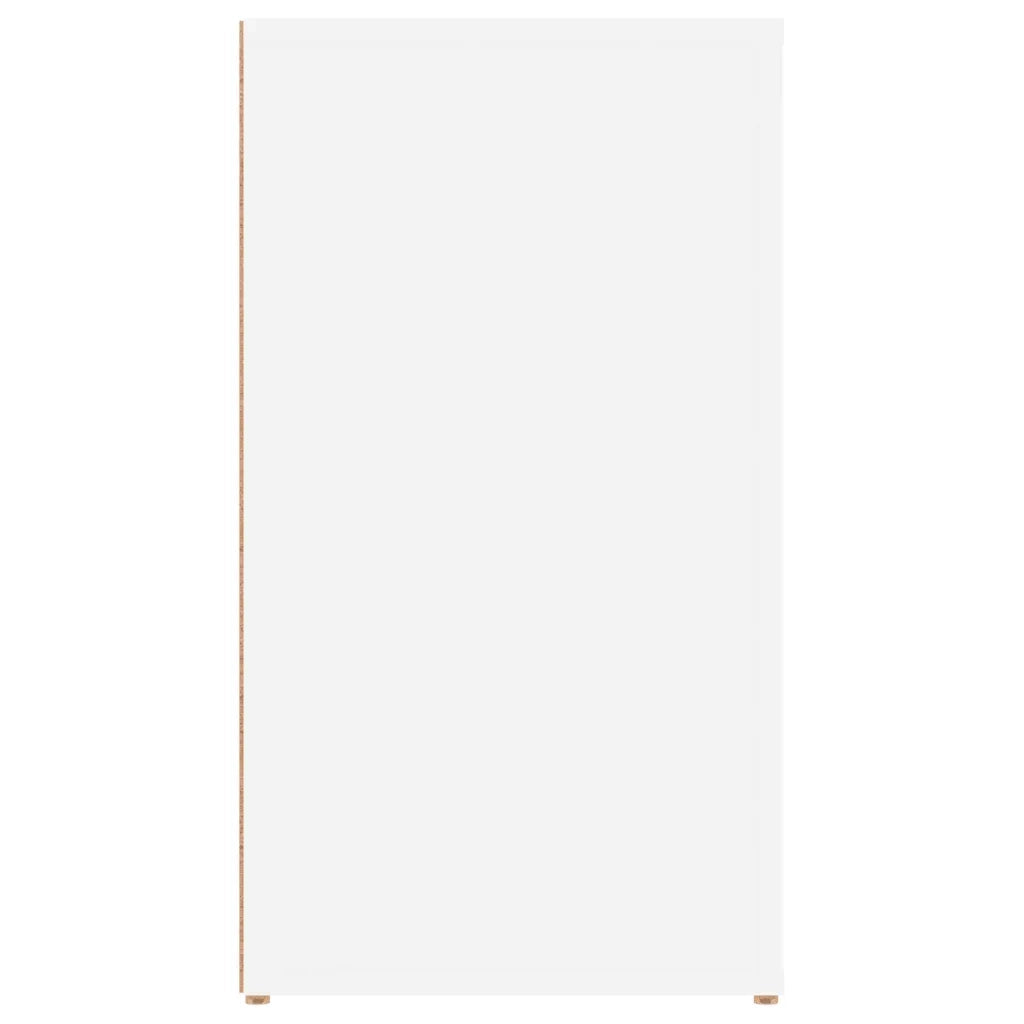 Credenza | Madia | Buffet da pranzo | Armadio da pranzo Bianca 100x33x59,5 cm in Legno Multistrato
