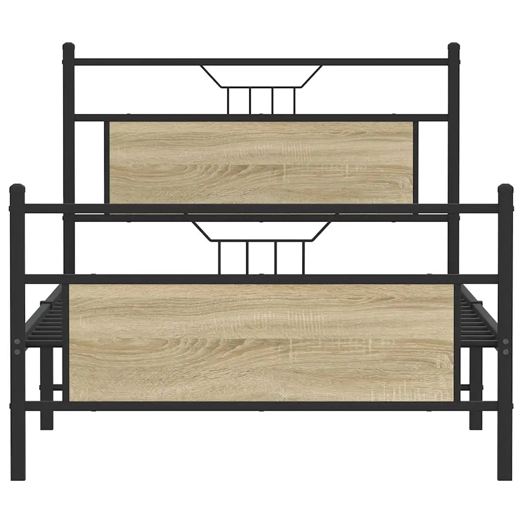 Giroletto senza Materasso Rovere Sonoma 100x200cm in Truciolato