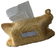 Tissue box decorativo, contenitore per tessuti, servizio elegante per il tavolo da ufficio - giallo canarino