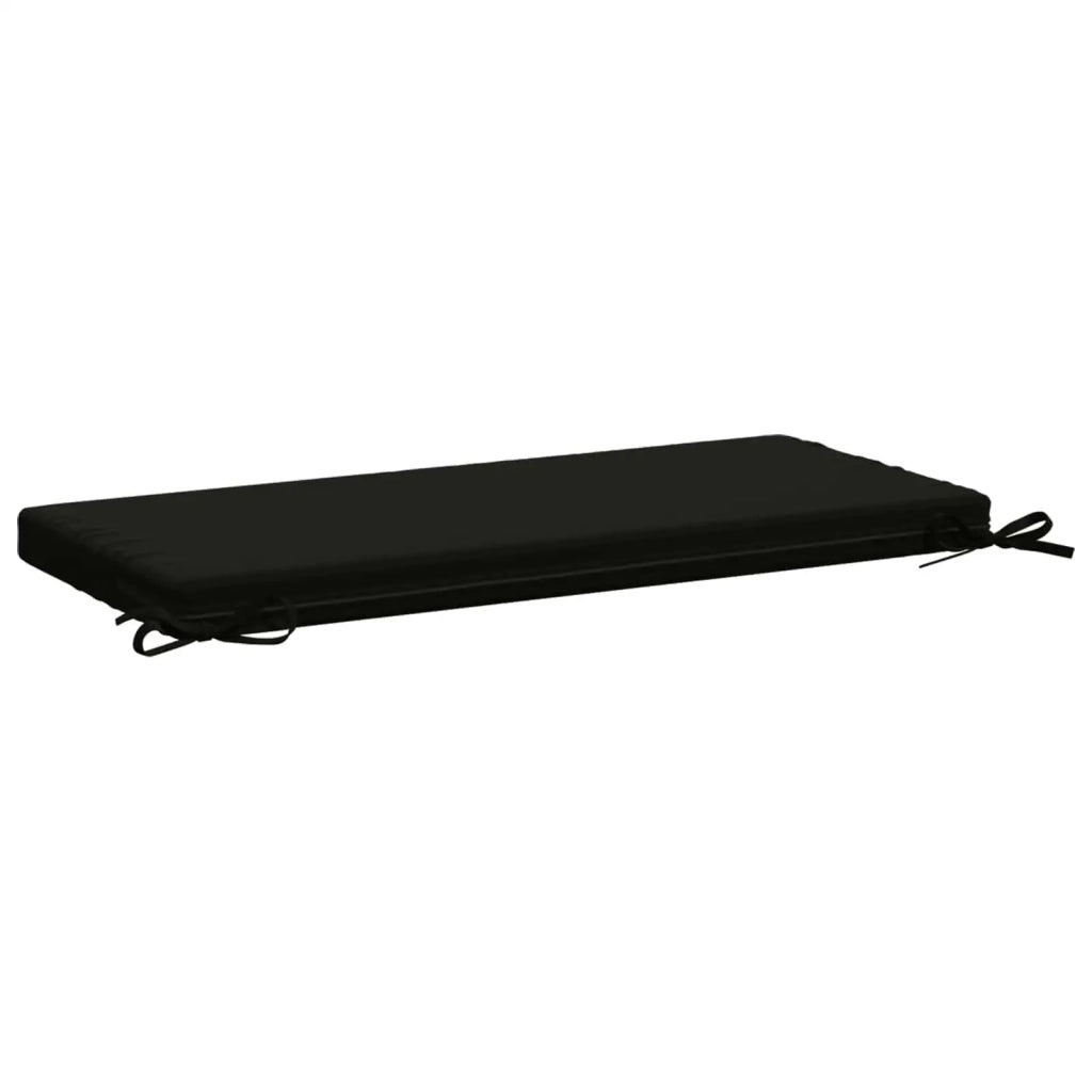 Cuscini per Panchina a 2 Pezzi SOEST 2 pz 100% Poliestere Nero 948647
