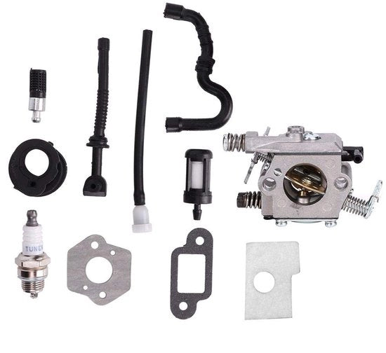 Carburatore di Rimpiazzo - Fatto di Alluminio Lavorato a Cottura - Accessori Completi - Leggero - Resistente ai Sfregamenti - Facile da Installare - Carburatore per Motore