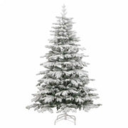 Albero Natale | Decorazioni natalizie Artificiale Incernierato con Neve Fioccata 210 cm