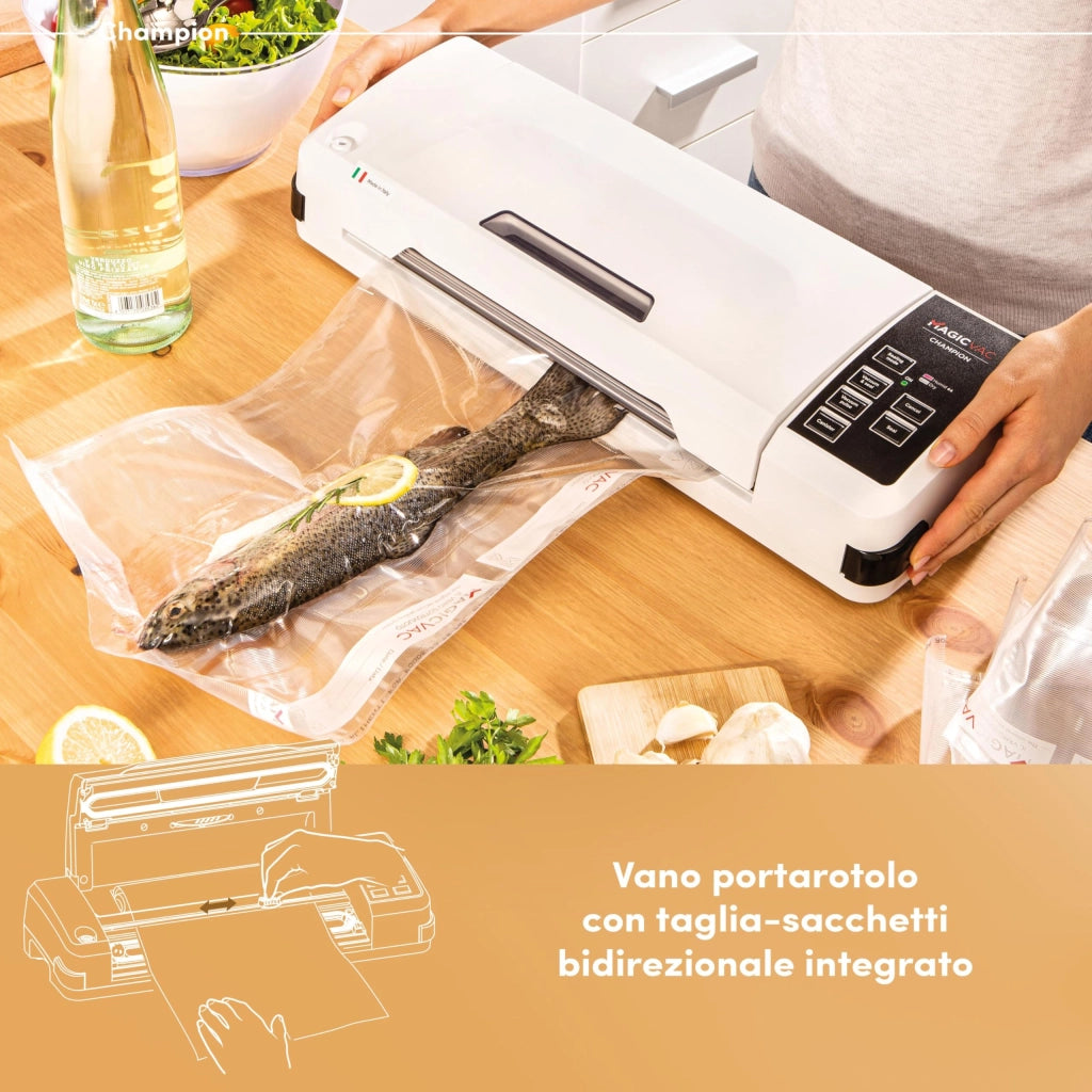 Macchina Sottovuoto 130W Magic Vac Champion Flaem Nuova