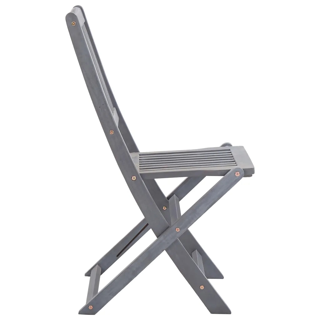 Sedie da Giardino Pieghevoli 6pz con Cuscini in Massello Acacia 3065438