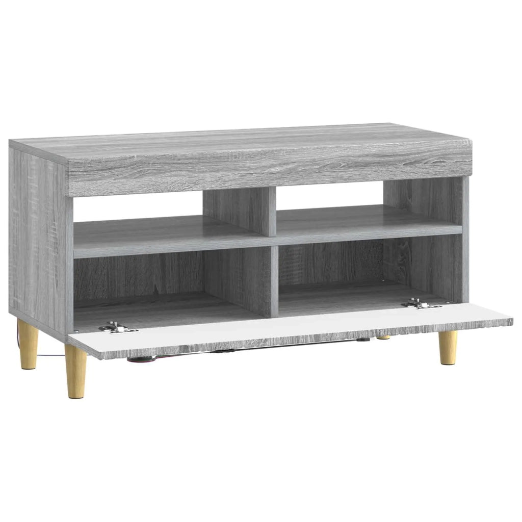 Mobile TV LED Sonoma grigio Legno ingegnerizzato 897221