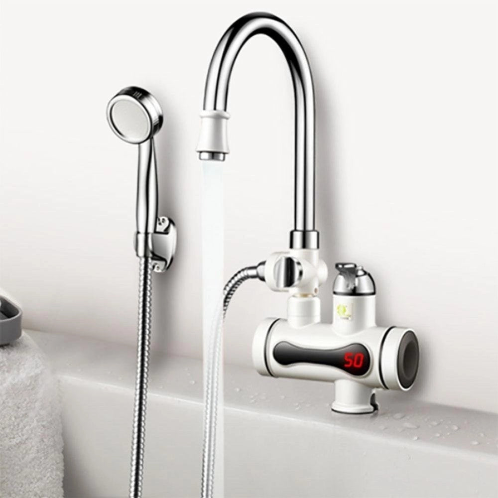 Trade Shop - Riscaldatore Istantaneo Acqua Calda Rubinetto Elettrico Doccia Cucina Bagno -