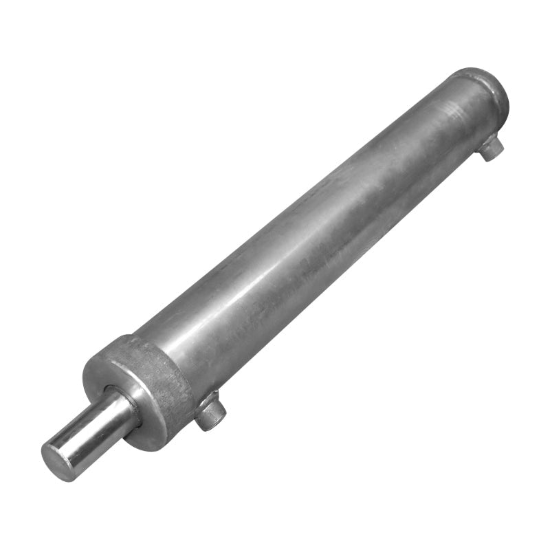 Cilindro idraulico 650 mm con filettatura M20 e raccordo idraulico Ø20