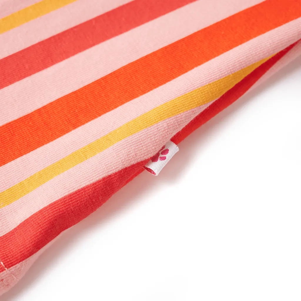 Abito per Bambine con Coulisse Rosa e Rosso 128 CFW3103430