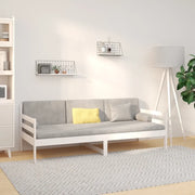 Dormeuse senza Materasso Bianca 80x200 cm Legno Massello Pino 814680