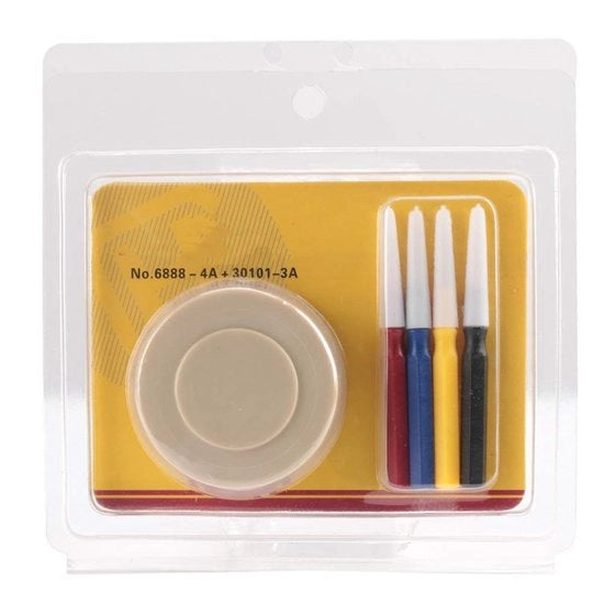 Set di Olio per Orologi Professionale - 4 Stifme di Olio - Coperchio di Plastica Durissima - Attrezzatura per Orlogi - 3 Livelli di Olio - Facile da Utilizzare - Set di Olio per Orologi
