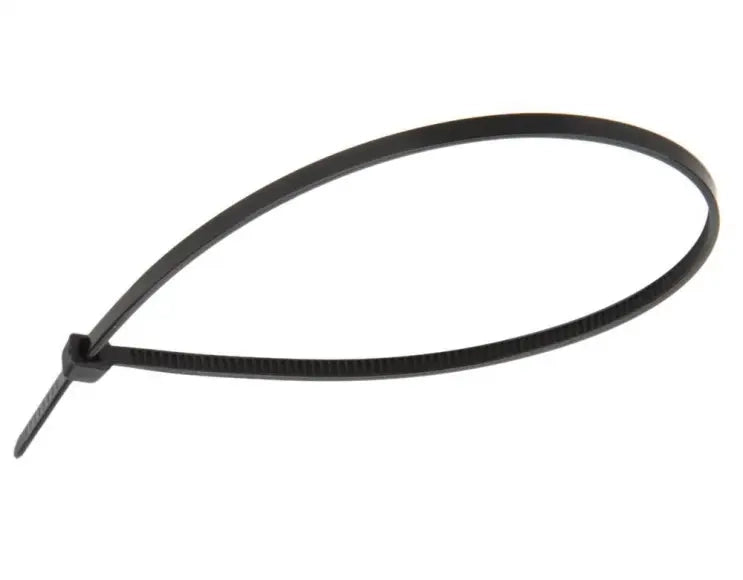 FASCETTA A STRAPPO PER CABLAGGIO mm 3,6 x  140 pz 100 - nero  - MADE IN ITALY