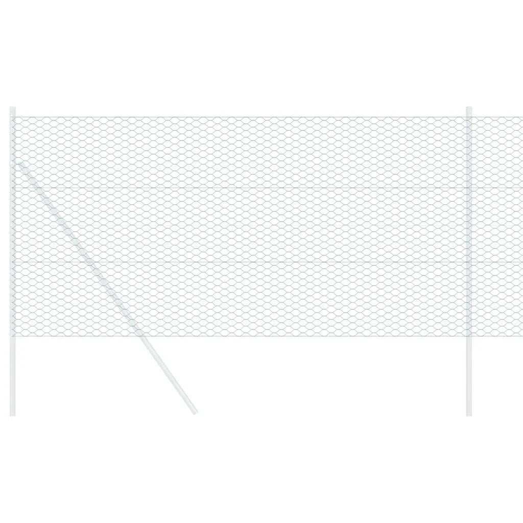 Recinzione Esagonale Verde 1,4 x 25 m PVC 42005395