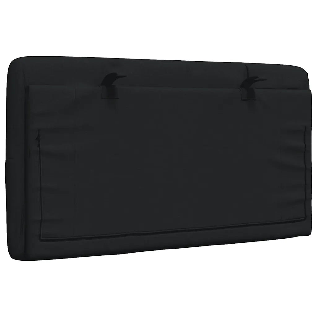 Cuscino Testiera Nero 80 cm in Tessuto CFW6664009