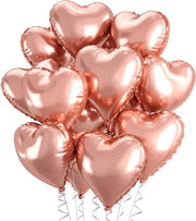 Pacco di 30 palloni a forma di cuore in elio per decorazione di feste, compleanni, San Valentino, matrimoni e Madri.