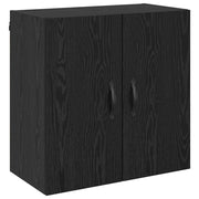 Armadietto a Muro | Mobiletto a muro Rovere Nero 60 x 31 x 60 cm Legno multistrato