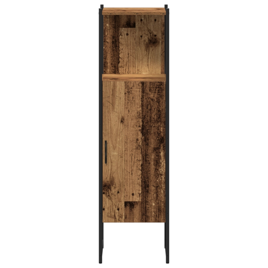 Set di mobili da bagno 4 pezzi in legno vecchio e legno ingegnerizzato