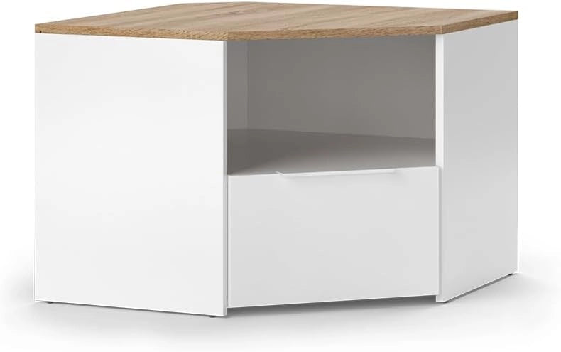 Mobile tv Wido, Verde, 68 x 50 cm, adatto come supporto TV con ripiani aperti