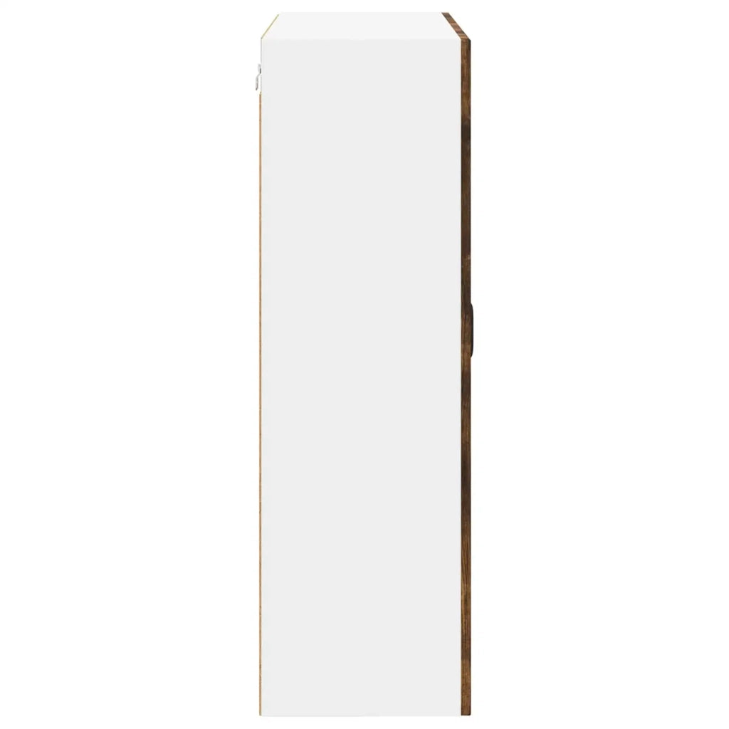 Mobile in vetro da parete LUCCA Rovere Fumo 80 x 31 x 100 cm 885160