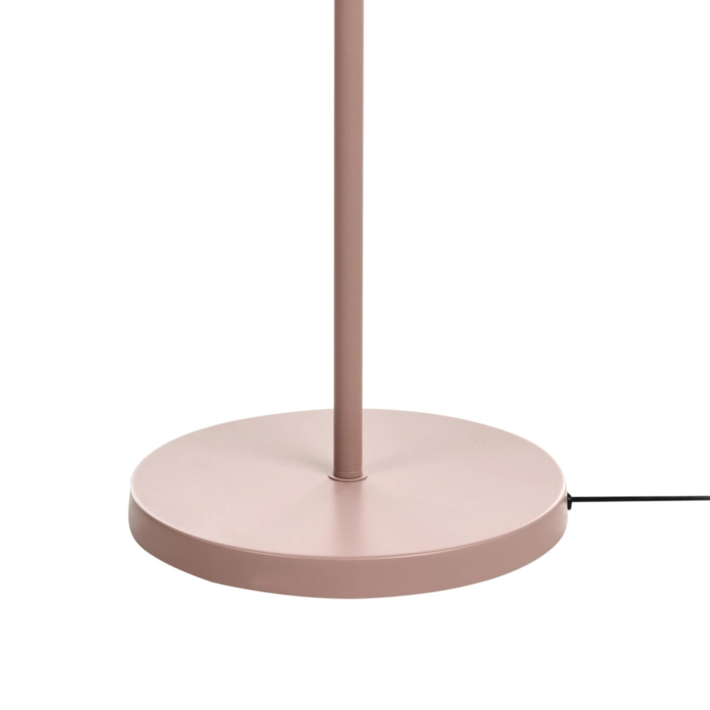 Lampada da terra marrone in poliestere e lino con paralume a tamburo in ferro da 155 cm per camera da letto e soggiorno stile retrò classico