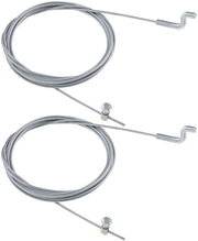 Cavo a gas 2000 mm - Cavo flessibile - Cavo di alimentazione per motore con zoccolo - Acciaio - Diametro 1,5 mm - Duraturo e resistente