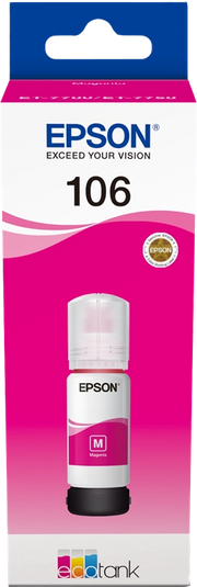 ORIGINAL Epson Cartuccia d'inchiostro magenta C13T00R340 106 ~1900 Seiten 70ml