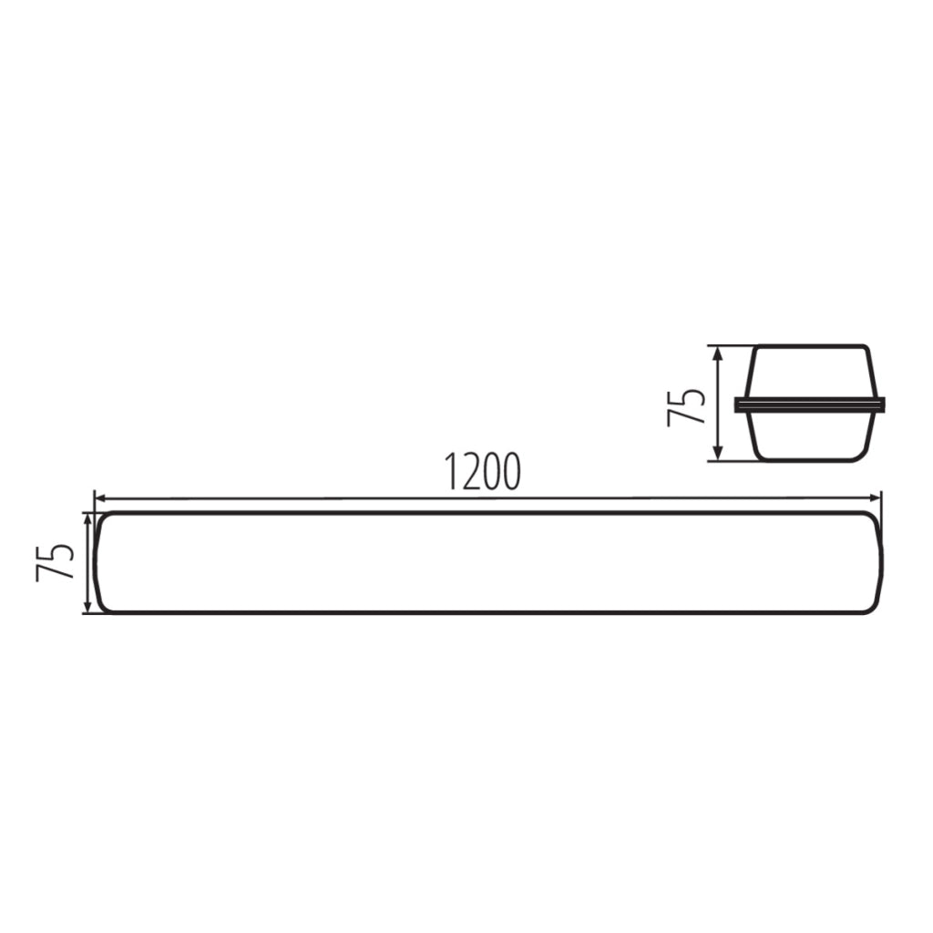 Plafoniera lineare LED IP65 38W 4000K Kanlux MAH-PRO