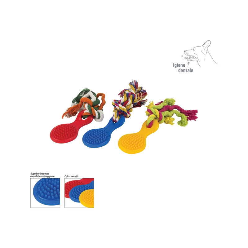 ZOOV GIOCO DENTALE IN GOMMA COLORI ASS/TI- 1,0 pz
